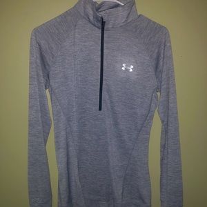 Under Armour Zip Up Collar Long Sleeve Shirt
